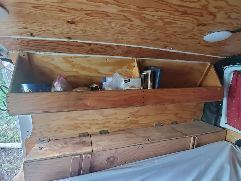  and storage.|Cozy camper van interior: compact kitchen with sink — photo 9
