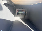 Monitor your RV rental's power with this Renogy battery display. It shows 14.0V, crucial for your off-grid adventures.