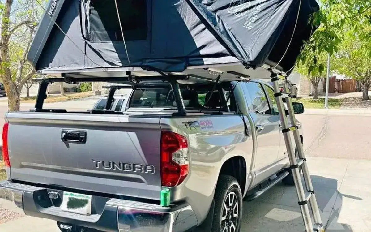 ikamper Skycamp 3.0 mini + Yakima OutPost HD — used rooftop tents for sale
