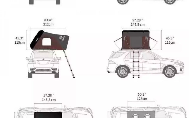 ikamper skycamp mini 2.0 rooftop tent + accessorie — used rooftop tents for sale (photo 5) — photo 5