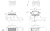 iKamper X-Cover RTT with Crossbars for gear — used rooftop tents for sale (photo 5)