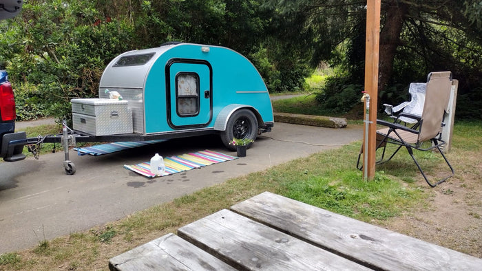  an ideal rv rental. Features diamond plate accents