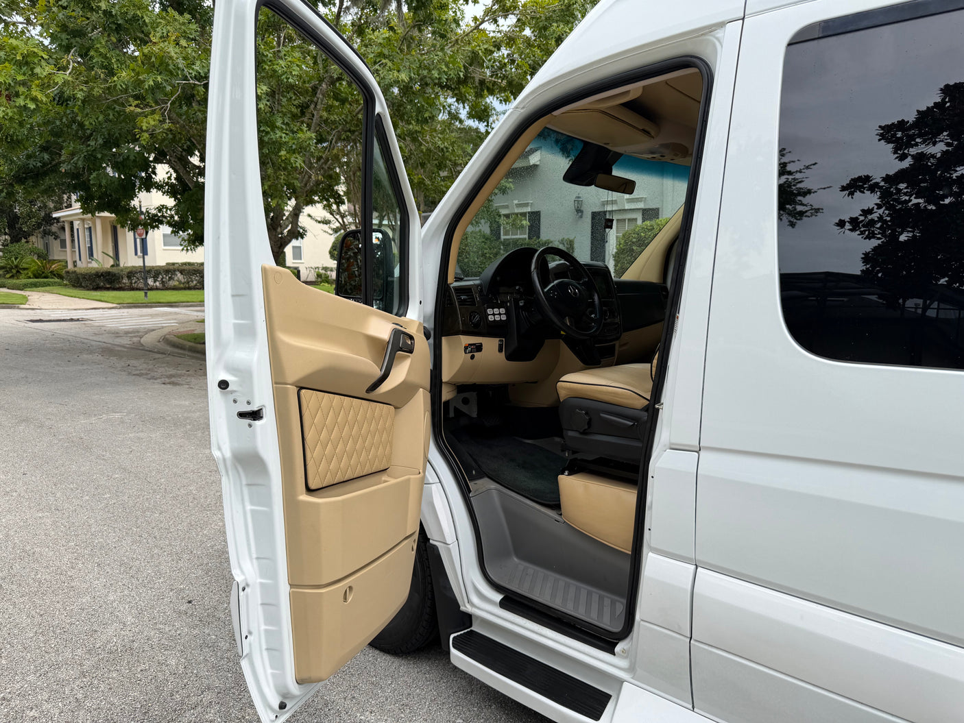 Luxury Mercedes Coach | Massage Chairs & Bathroom