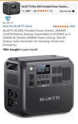 BLUETTI AC200L used once in Tracy, CA (photo 2)