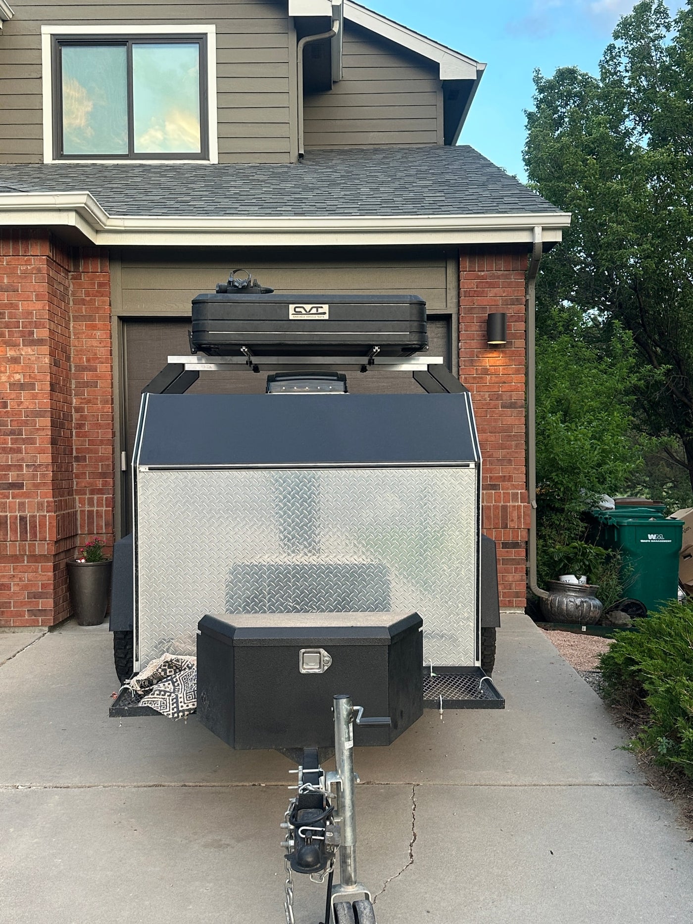 This rugged overland trailer with a rooftop tent, suitable for RV rental, is ready for your next adventure. — photo 3