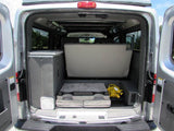  and adventure gear.|Silver custom off-road van