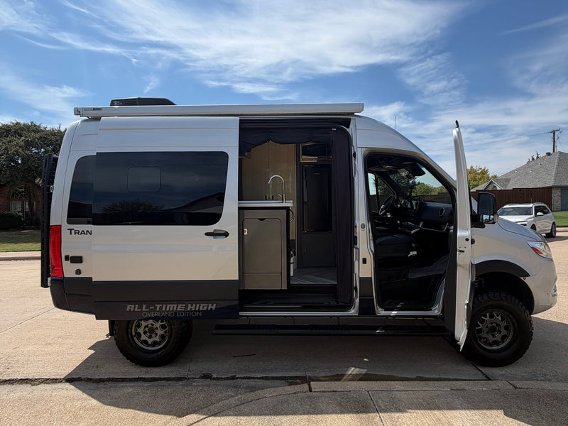  an All-Time High Overland Edition Sprinter camper van with rugged tires — photo 4