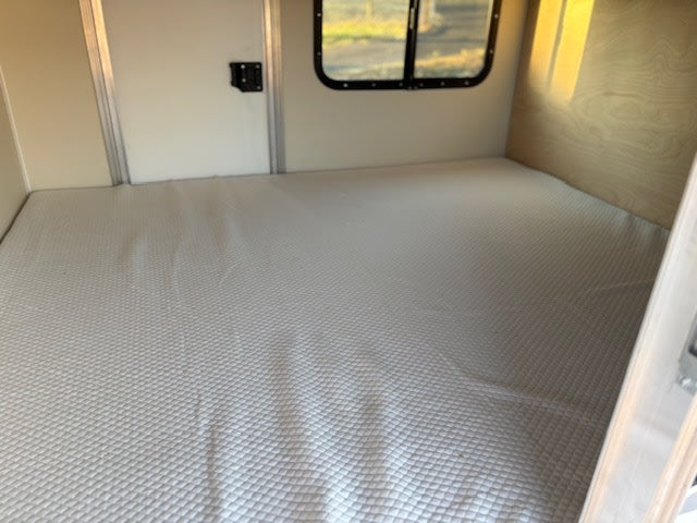  is ideal for your RV rental cooking.|White Amana compact AC unit with control knobs — photo 8