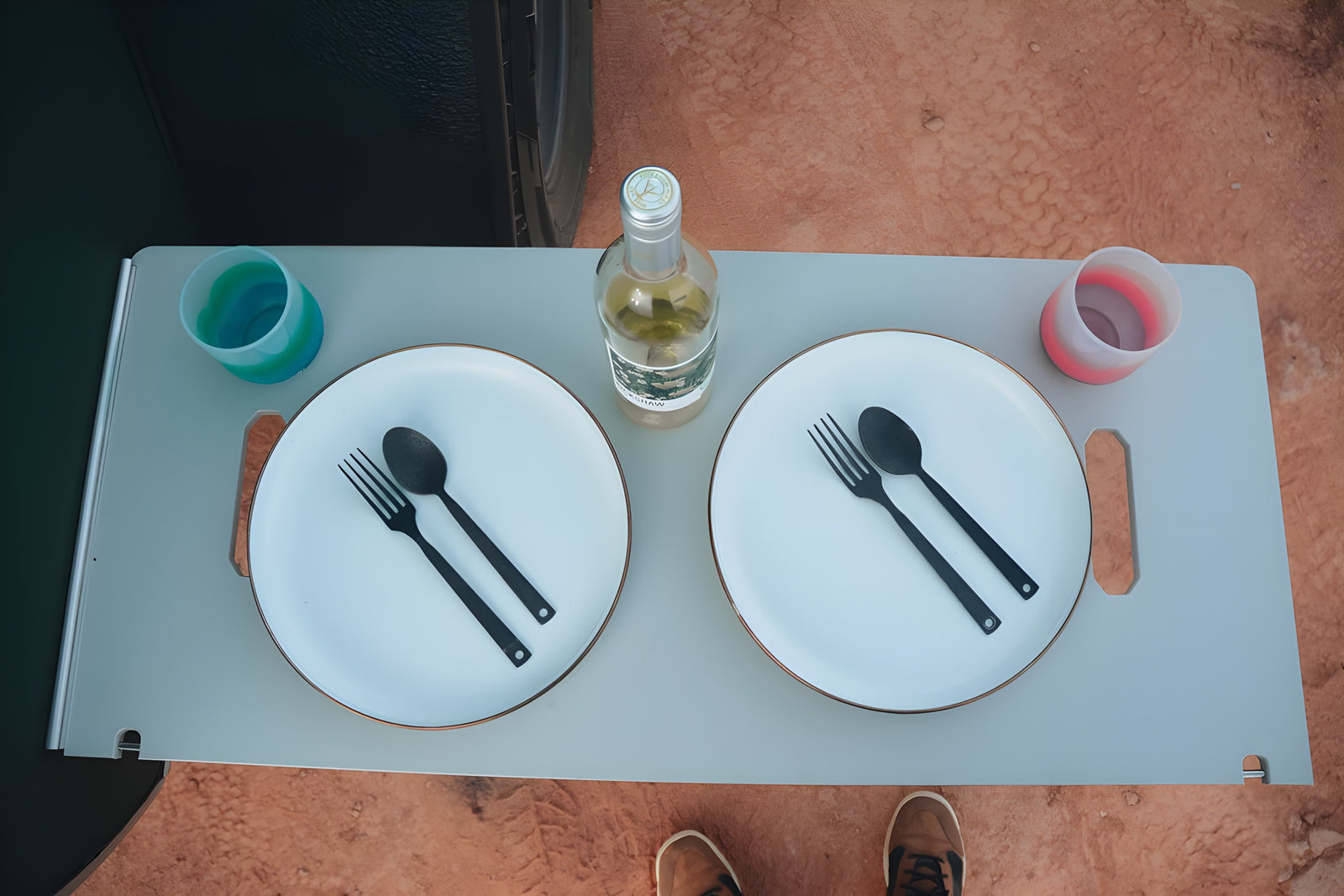 Ready for an outdoor dinner!