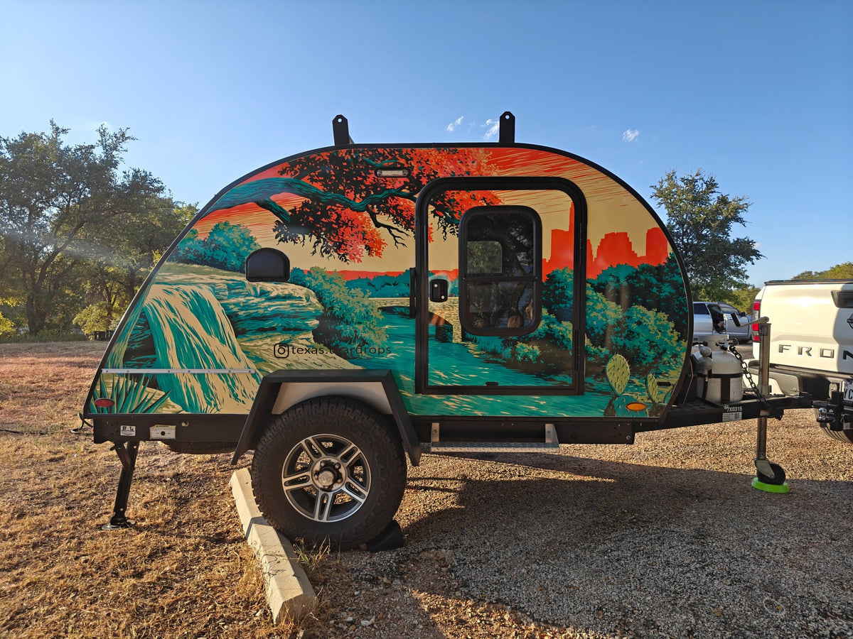 Explore with this unique teardrop rv rental