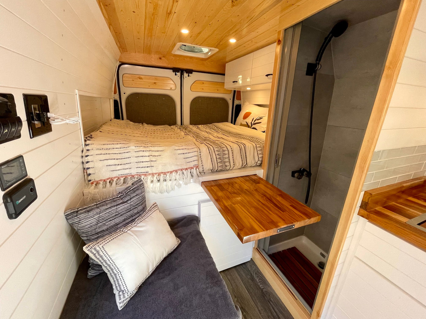  perfect for van life adventures.|Modern camper van kitchen in an RV rental — photo 4
