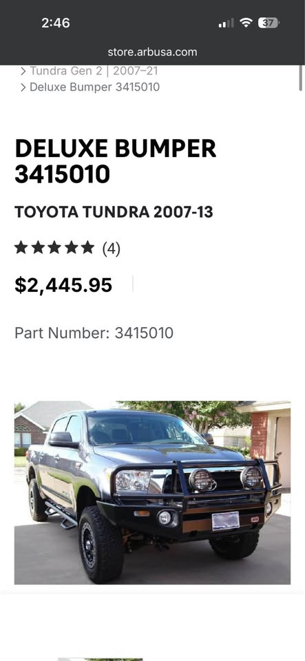 2007-2013 tundra ARB bumper in Dallas, OR (photo 10)