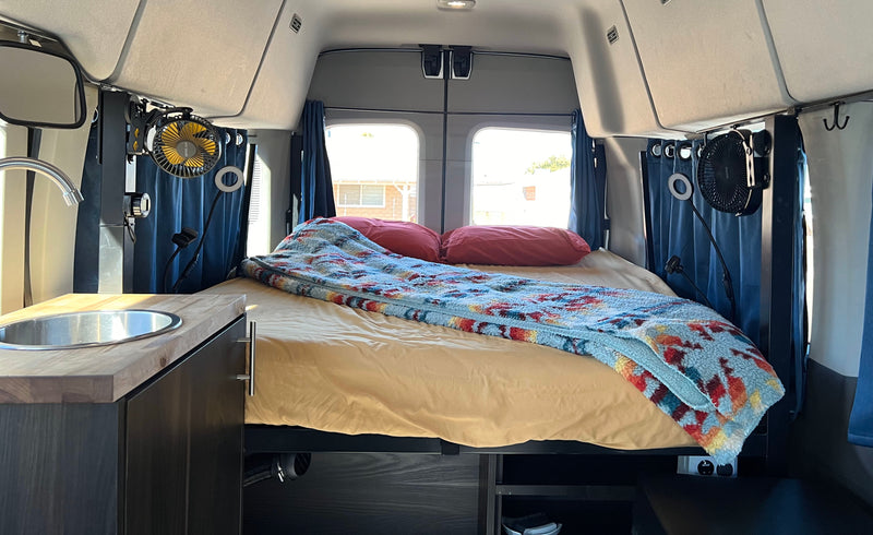 #M12- AWD High Roof Ford Transit Campervan with Built-in Heater — photo 16