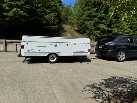 Spacious Folding Trailer With Everything You Need