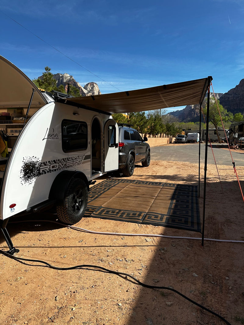  ready for camping trips & scenic views.|Tour this rv rental's interior: grey wood-look flooring — photo 11