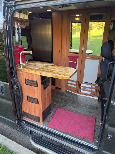 Roadtrek - full hookups, indoor shower, flushable toilet, easy to drive overland rental