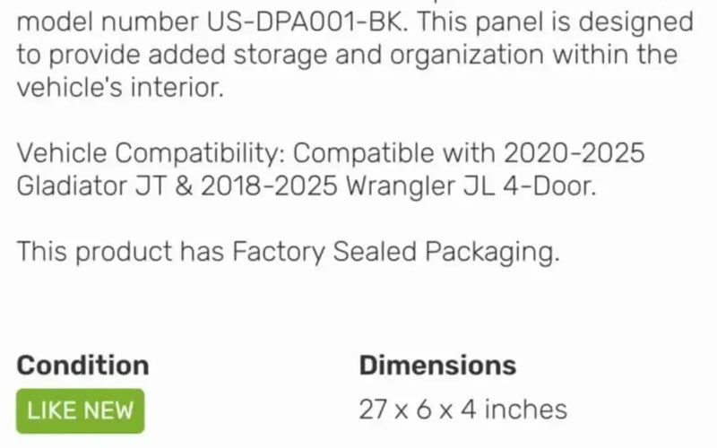 Jeep Door Molle Panel — new molle panels for sale (photo 6) — photo 6
