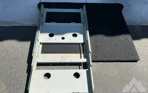 Jeep JKU overland platform with Dometic fridge sli
