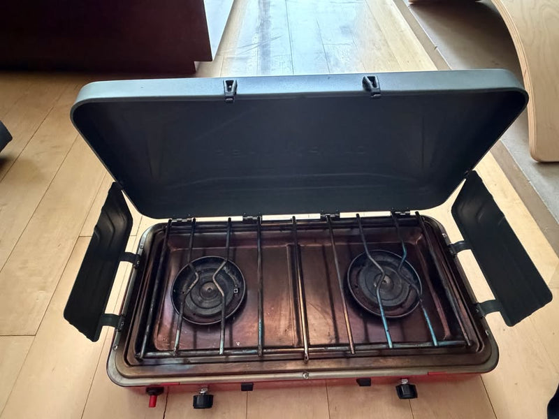 Camp Chef Everest 2 Burner Stove with grill/griddle in Chicago, IL (photo 3) — photo 3