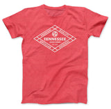 Red t-shirt featuring a "Tennessee State Parks" design, great for an RV rental trip or outdoor adventure.