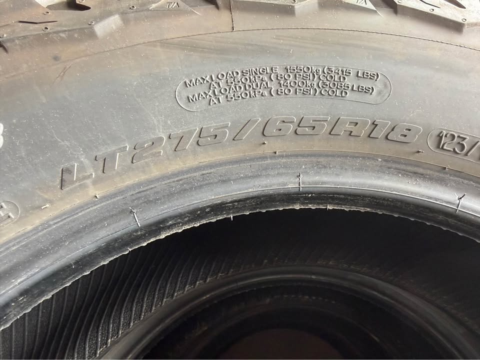 4x BFGoodrich All-Terrain T/A KO3 Tires – LT275/65R18 Load Range E – Like New in Portland, OR (photo 4)