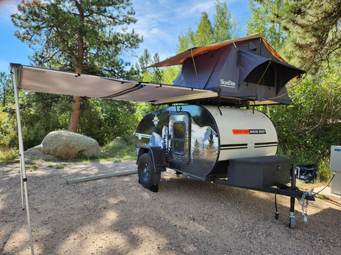 2024 Teardrop Camper Trailer | AC/Heater/TV/Water | Lightweight overland rental