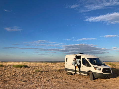 Bessie the all-in-1 Camper Van overland rental