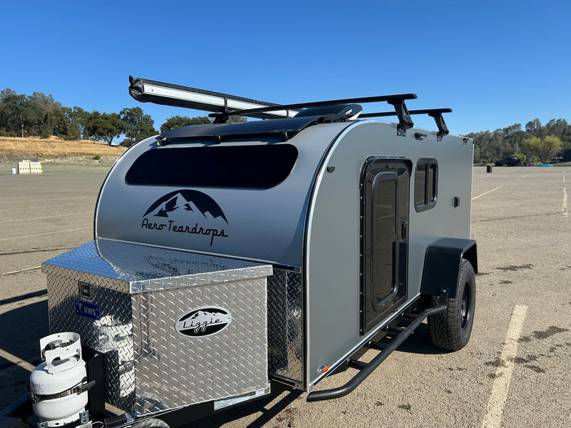 Explore the outdoors with this Aero Teardrops RV rental, a compact, off-road ready teardrop trailer. — photo 4