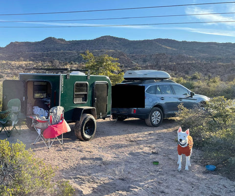 Off-Grid Adventure Trailer: Compact, Hookup-Free, Off-Road Ready overland rental