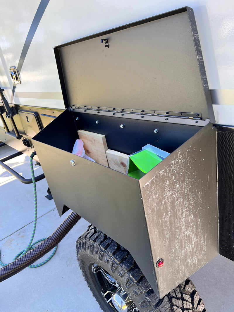  and off-road tires.|RV rental: Shore power connected — photo 9