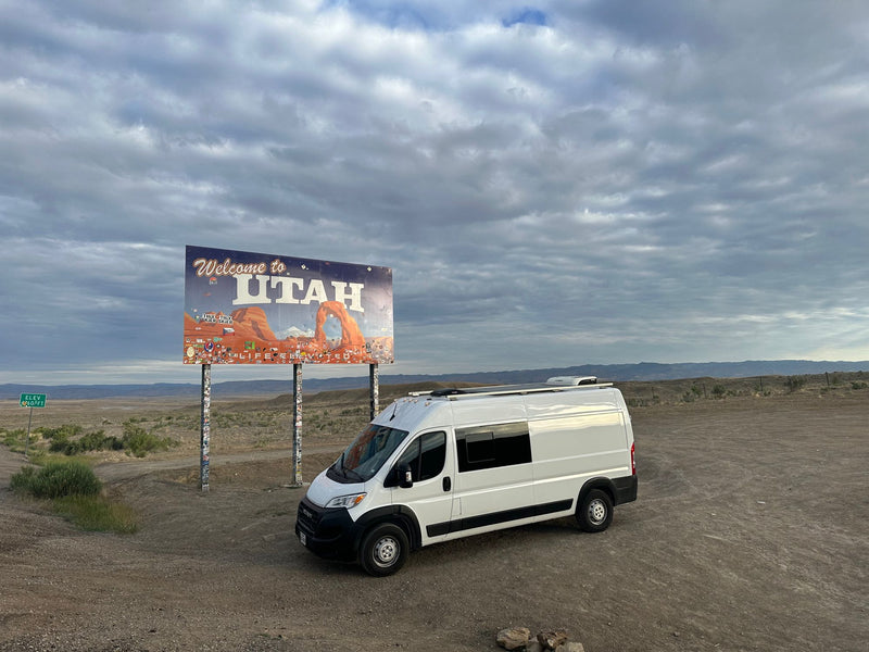 A white camper van — photo 1