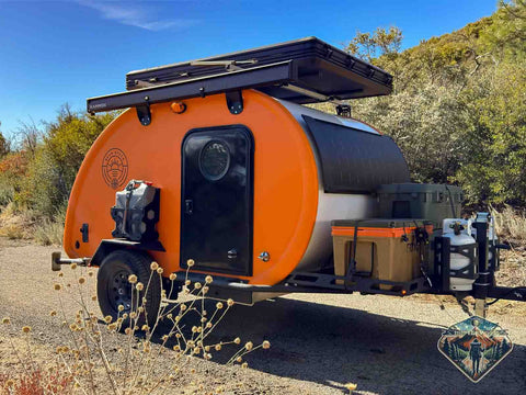 Bean Teardrop Tow Trailer – Off-Grid Ready! Ultra-Lightweight, Easy Towin overland rental