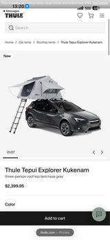 Thule Tepui Explorer rooftop tent in Albuquerque, NM (photo 5)