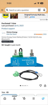 Victron Smart BatteryProtect Victron Energy Smart Battery Shunt in Monterey, CA (photo 3)