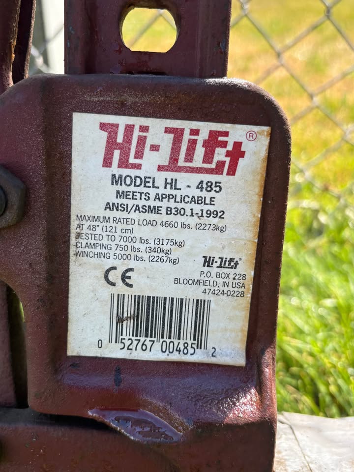 Hi-Lift HL-485 Jacks in Ogden, UT (photo 2) — photo 2