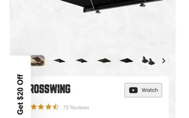Kammok Crosswing Awning 7ft — used camp awnings for sale (photo 2) — photo 2