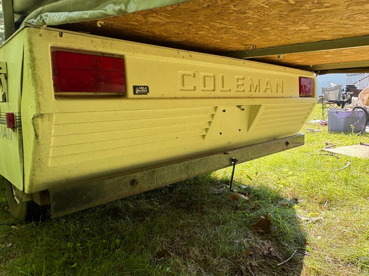 Classic 1991 Coleman Roanoke Pop-Up Camper - Intact & Ready for Maine