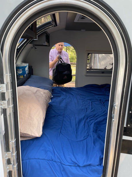 T@g Luxury Teardrop—Gas Saver! A/C & Heater, Outdoor Kitchen & King Bed!