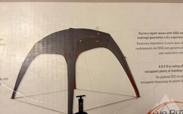Kelty Airpitch Air Shade tent — photo 3