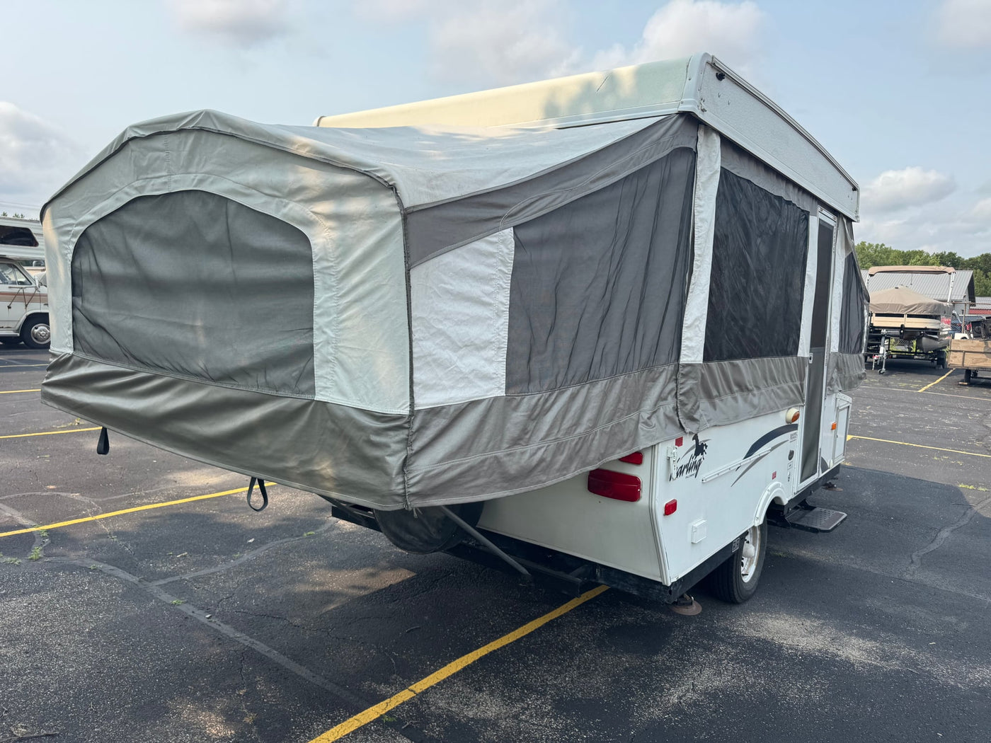  perfect for an rv rental. Shows a bed — photo 11
