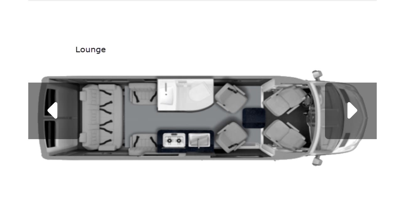  and blue ambient lighting.|This rv rental features a built-in stainless CONTOURE Power Convection microwave oven — photo 6