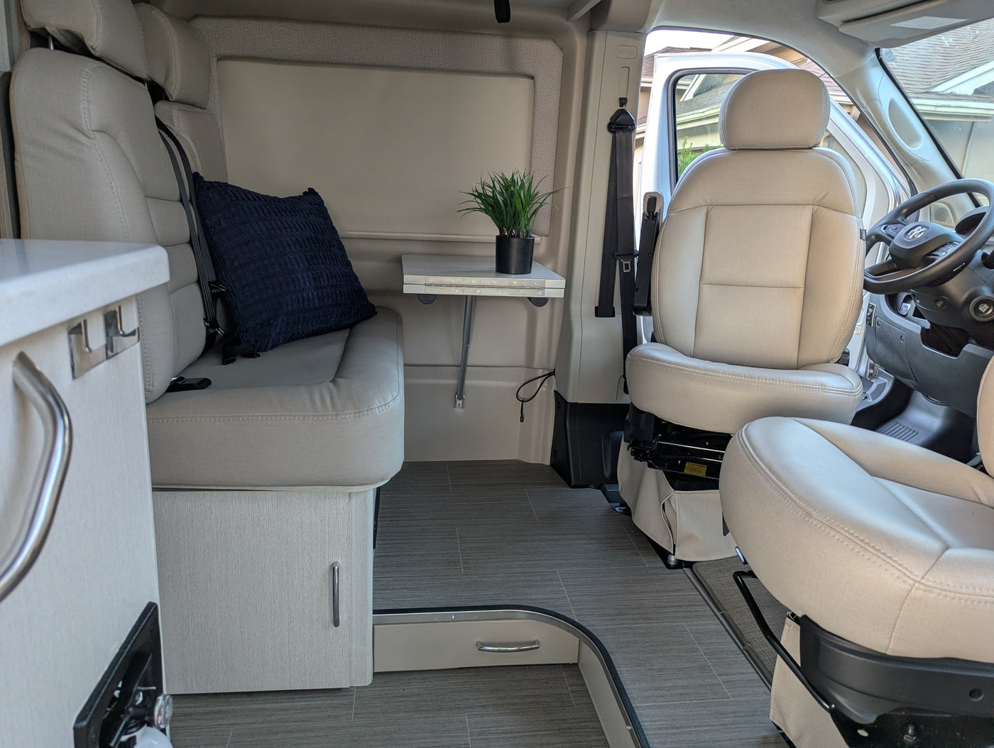  with its side door open revealing a cozy interior — photo 6