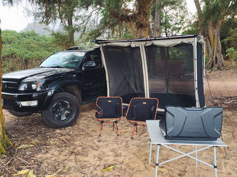 Toyota 4runner Overland setup. overland rental