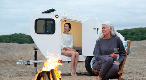 Meet Off-Grid: 2022 Ultra-light EV Tear Drop overland rental