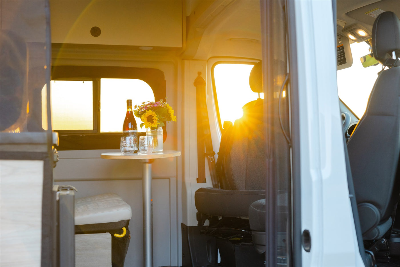  its open doors reveal a cozy interior — photo 12