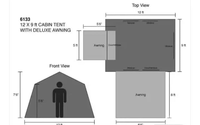 Kodiak canvas tent with wall enclosure — used tents & canopies for sale (photo 4) — photo 4