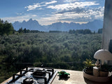  plus a comfy bed. Ideal for van life.|Steaming kettle on an RV rental stove