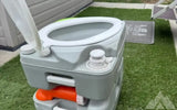 Kohree 5.8 Gal Camping Toilet: Portable Toilet — new showers & toilets for sale (photo 3)