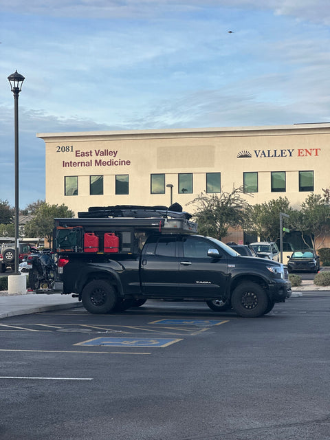 Toyota Tundra 4wd / 2023 hawk 4 wheel camper overland rental