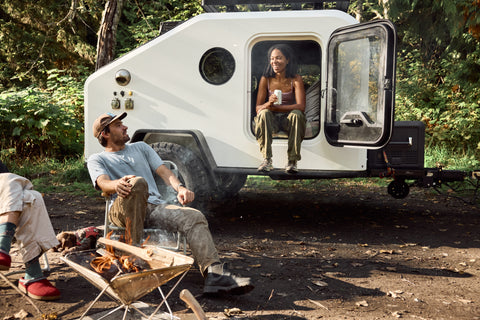 Four Person All-Electric 2024 Super-Powered Teardrop Trailer overland rental